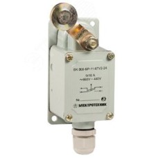 Выключатель концевой ВК-300-БР-11-67У2-11, рычаг с роликом, с сальником, ход вправо, самовозврат, ступень 1, IP67