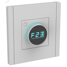 FORTE&PIANO Термостат электронный с индикацией FP552 сталь IEK