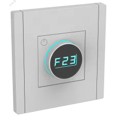FORTE&PIANO Термостат электронный с индикацией FP552 сталь IEK
