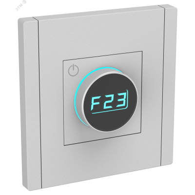 FORTE&PIANO Термостат электронный с индикацией FP552 сталь IEK