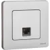 Розетка компьютерная RJ45 категория 6 UTP алюминий INSPIRIA