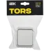 TORS Переключатель одноклавишный 10А IP55 TS301 белый IEK