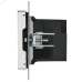 BRITE Розетка USB A+C 18Вт РЮ11-1-БрГН металл хром/никель IEK