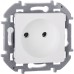 Розетка 1-местная без заземления без защитных шторок 16А белый INSPIRIA