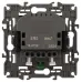 14-4109-02 ЭРА Розетка 2P+E 16A-250В, штор. с 2xUSB 5В-3А, Эра Elegance, слоновая кость (10/100/2000)
