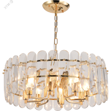 Люстра Rivoli Janice 1044-308 8 х Е14 40 Вт хрусталь