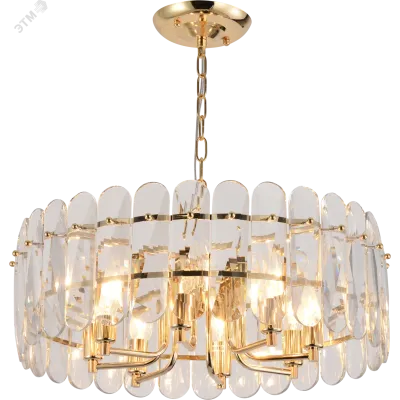 Люстра Rivoli Janice 1044-308 8 х Е14 40 Вт хрусталь