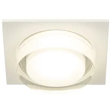 Встраиваемый светильник декоративный ЭРА DK108 WH MR16 GU5.3 белый