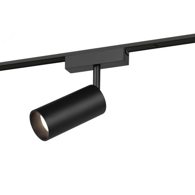 Светильник светодиодный трековый прожекторного типа для тонкой магнитной системы 12Вт 4000К черный TRM-S5-3-12W4K-BK
