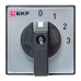 Переключатель кулачковый ПК-1-101 25А 1P 0-1-2-3 IP65 EKF