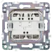 SKANDY Выключатель жалюзи 10А SK-V12Gr серый IEK