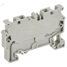 ARMAFIX Клемма пружинная CX4 4мм2 проходная серая IEK