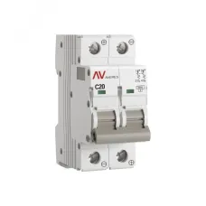 Выключатель автоматический AV-6 DC 2P 20A (C) 6kA EKF AVERES
