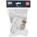 Вилка разборная для плиты с з/к 32А белая Впл10-К IEK