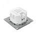 Механизм розетки USB-A+С, алюминий Эпика EKF