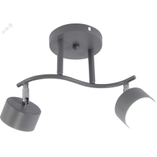 Светильник настенно-потолочный спот 15Вт поворотный Rivoli Vivien 7077-702 2хGX53