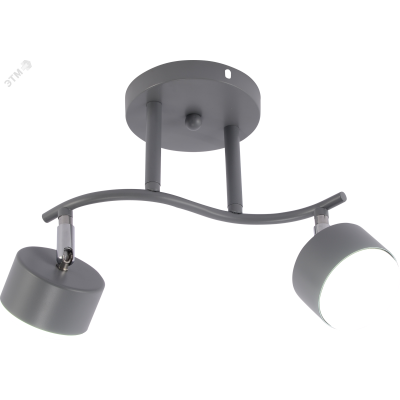 Светильник настенно-потолочный спот 15Вт поворотный Rivoli Vivien 7077-702 2хGX53