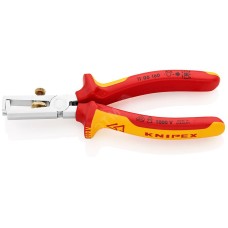 Стриппер VDE 1000V для одно- много- и тонкожильного кабеля зачистка: 5 мм (10 мм AWG 7) с пружиной L-160 мм диэлектрический регулировочный винт для наст