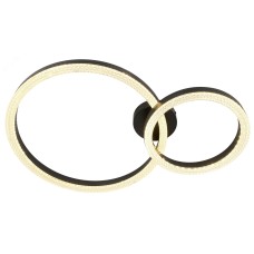 Светильник светодиодный потолочный ДПБ-78Вт 3000К/6000К Модерн Bloom CLL-1 78W RC BK с ДУ