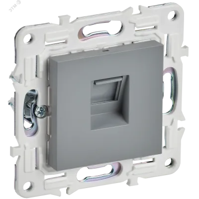 SKANDY Розетка компьютерная RJ45 кат.5E SK-K01Gr серый IEK