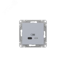 Эпика Механизм розетки USB-С быстрая алюминий EKF