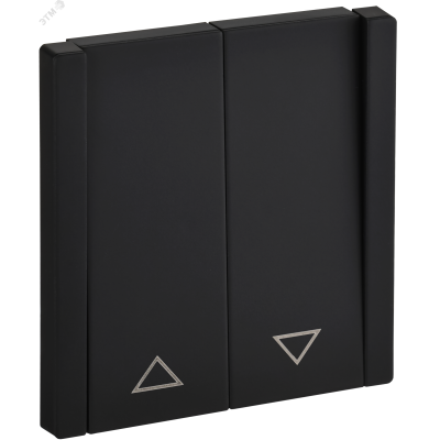 FORTE&PIANO Выключатель жалюзи 10А FP111M металл черный IEK