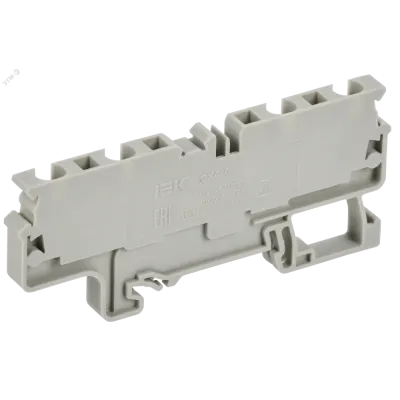 ARMAFIX Клемма пружинная CX4-4 4мм2 четырехконтактная серая IEK