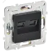 SKANDY Розетка компьютерная двойная RJ45 кат.5E SK-K03Bl черный IEK SKANDY Розетка компьютерная двойная RJ45 кат.5E SK-K03Bl черный IEK