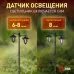 Светильник уличный ЭРА ERASF23-28 на солнечной батарее высота 1,4 м 2 LED