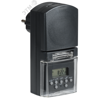РТЭ-3 Розетка-таймер электр. 1мин 7дн 140on/off 16А IP44