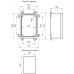 Корпус пластиковый ЭРА ЩМП-П (350х250х150) IP65 УХЛ1 прозрачная дверь серый