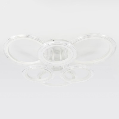 Светильник потолочный светодиодный ЭРА Модерн Ring CLL-1-90-RC WH с ДУ 90W 3000-6500К белый