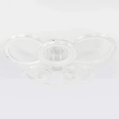 Светильник потолочный светодиодный ЭРА Модерн Ring CLL-1-90-RC WH с ДУ 90W 3000-6500К белый