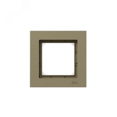 Рамка 1-местная IP44  шамп.  пластик Эпика EKF