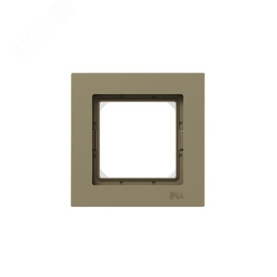 Рамка 1-местная IP44  шамп.  пластик Эпика EKF