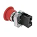 Кнопка BS542 поворотная красная грибок NC EKF