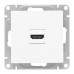 Эпика Механизм розетки HDMI белый EKF