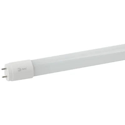 Лампа светодиодная ЭРА STD LED T8-20W-865-G13-1200mm G13 поворотный 20 Вт трубка стекло холодный дневной свет пенорукав