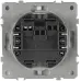 Переключатель двойной 10АХ-250В IP20 белый 15-1106-01 Galaxy