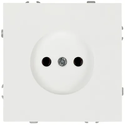 Розетка скрытого монтажа в рамку без заземления 2P 16А-250В IP20 белый 15-2106-01 Galaxy