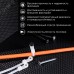 Хомут-стяжкa нейлоновая под винт 100x3,6 мм, белая, упаковка 100 шт, REXANT