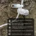 Хомут-стяжкa нейлоновая под винт 200x4,3 мм, белая, 100 шт