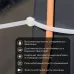 Хомут-стяжка кабельная нейлоновая 250x3,6 мм, белая, упаковка 100 шт, REXANT