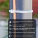 Хомут-стяжка кабельная нейлоновая 300x4,8 мм, белая, 100 шт