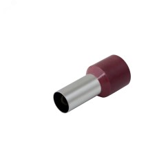 Наконечник штыревой втулочный изолир F-16 мм 35 кв мм (НШВи 35-16)  красный, REXANT