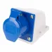 Розетка 113 стационарная 2Р+РЕ 16А 220В IP44, REXANT