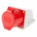 Розетка 124 стационарная 3Р+РЕ 32А 380В IP44, REXANT