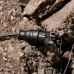 Вилка прямая каучуковая 16А/250В IP44 с/з черная