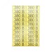 Наклейка знак электробезопасности  ''380 В '' 15х50 мм (20шт на листе), REXANT