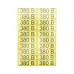 Наклейка знак электробезопасности  ''380 В '' 15х50 мм (20шт на листе), REXANT